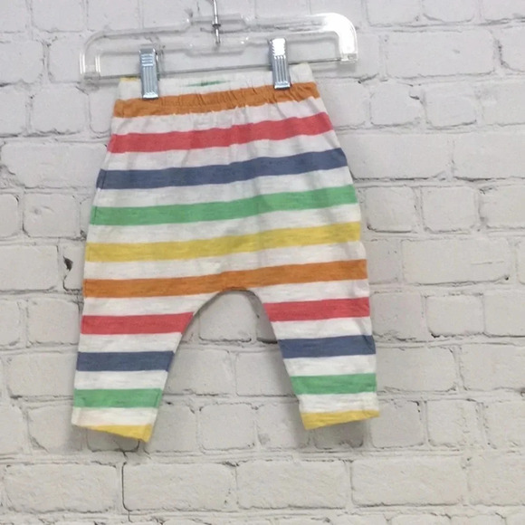 Like New Old Navy Stripe Pants size 6-12M - Picture 1 of 3